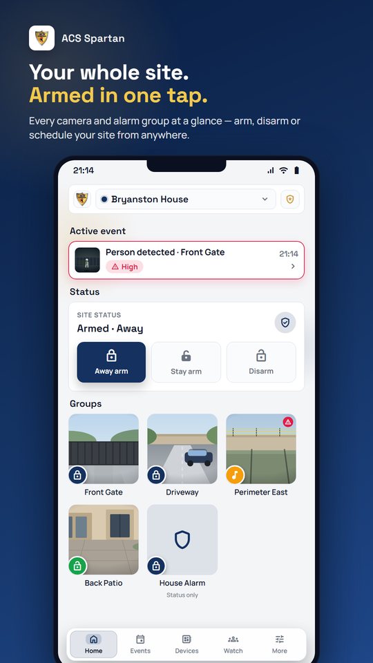 ACS Spartan branded app